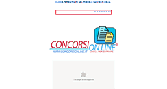 Desktop Screenshot of concorsionline.it